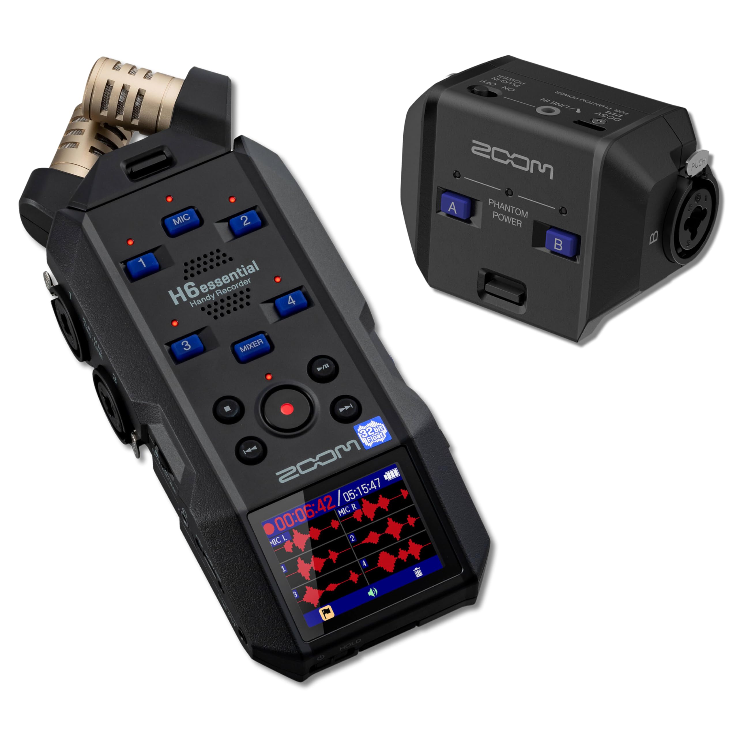 Amazon.com: Zoom H6essential Handheld Recorder with Zoom EXH-6e